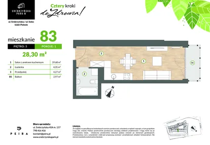 Mieszkanie w inwestycji: Srebrzyńska Park IV