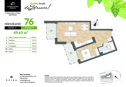Mieszkanie w inwestycji: Srebrzyńska Park IV