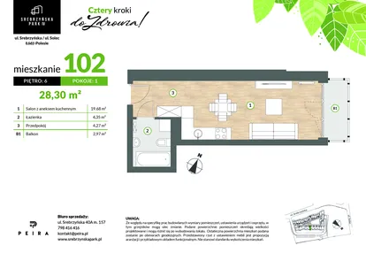 Mieszkanie w inwestycji: Srebrzyńska Park IV