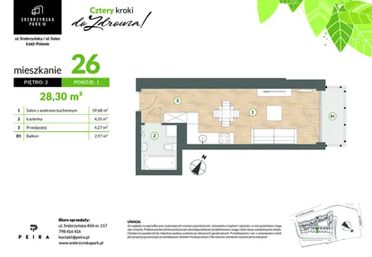Mieszkanie w inwestycji: Srebrzyńska Park IV