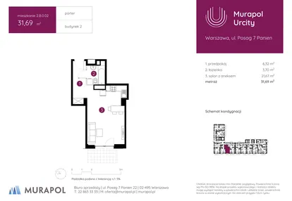 Mieszkanie w inwestycji: Murapol Urcity