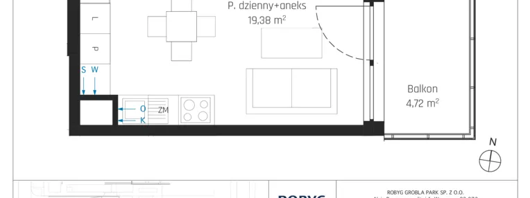 Mieszkanie w inwestycji: Nadmotławie Apartments etap J