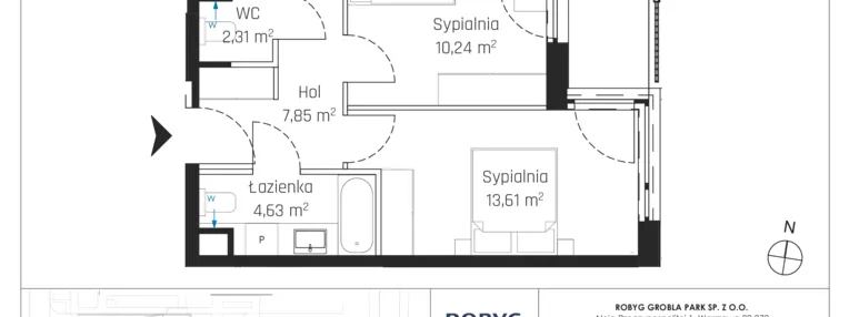 Mieszkanie w inwestycji: Nadmotławie Apartments etap J