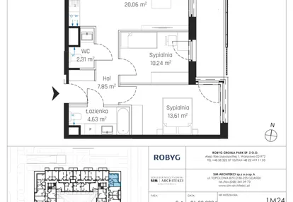Mieszkanie w inwestycji: Nadmotławie Apartments etap J
