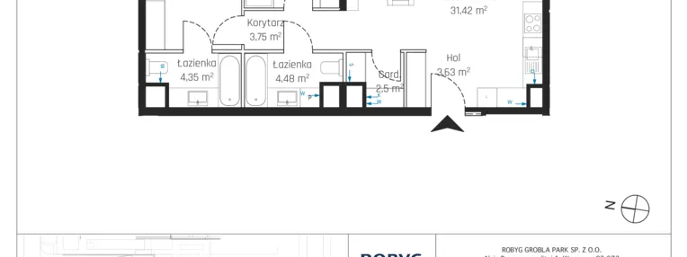 Mieszkanie w inwestycji: Nadmotławie Apartments etap J