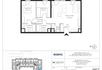 Mieszkanie w inwestycji: Nadmotławie Apartments etap J
