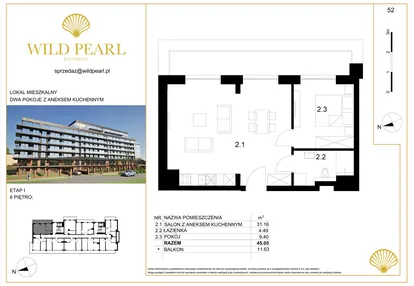 Mieszkanie w inwestycji: Wild Pearl