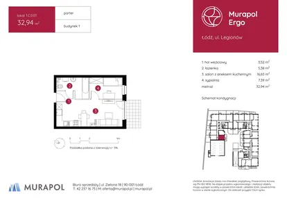 Mieszkanie w inwestycji: Murapol Ergo