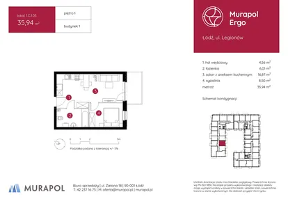 Mieszkanie w inwestycji: Murapol Ergo