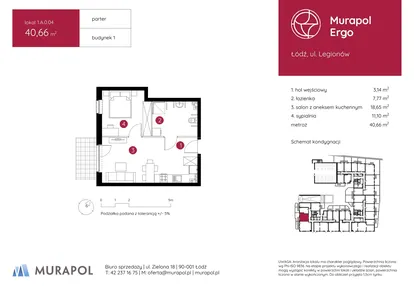 Mieszkanie w inwestycji: Murapol Ergo