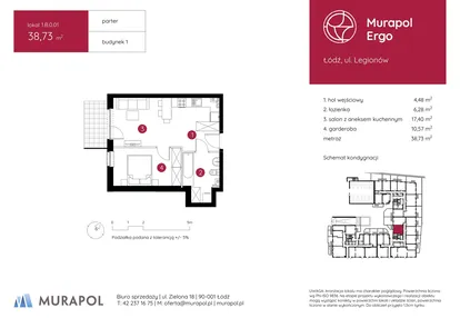 Mieszkanie w inwestycji: Murapol Ergo