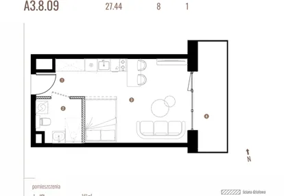 Mieszkanie w inwestycji: Belg Apartamenty etap II