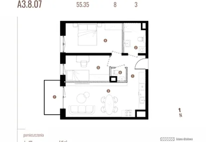 Mieszkanie w inwestycji: Belg Apartamenty etap II