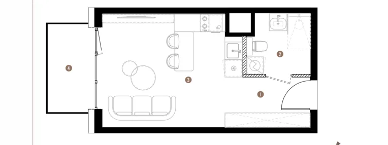 Mieszkanie w inwestycji: Belg Apartamenty etap II