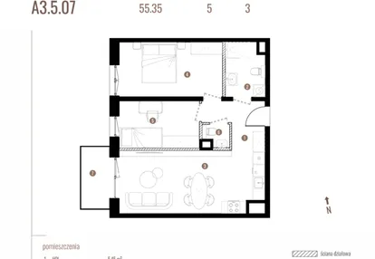 Mieszkanie w inwestycji: Belg Apartamenty etap II