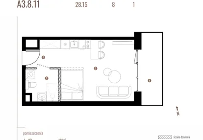 Mieszkanie w inwestycji: Belg Apartamenty etap II