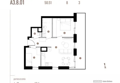 Mieszkanie w inwestycji: Belg Apartamenty etap II