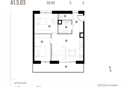 Mieszkanie w inwestycji: Belg Apartamenty etap II