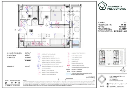 Mieszkanie w inwestycji: Apartamenty Poligonowa etap 5