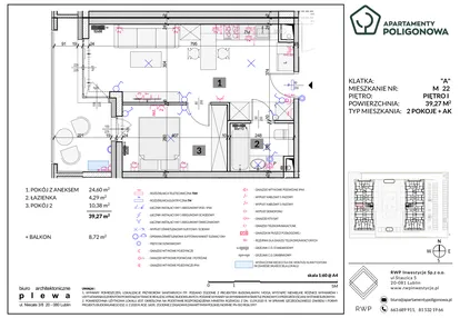 Mieszkanie w inwestycji: Apartamenty Poligonowa etap 5