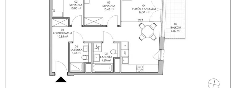 Mieszkanie w inwestycji: Skwer Harmonia II