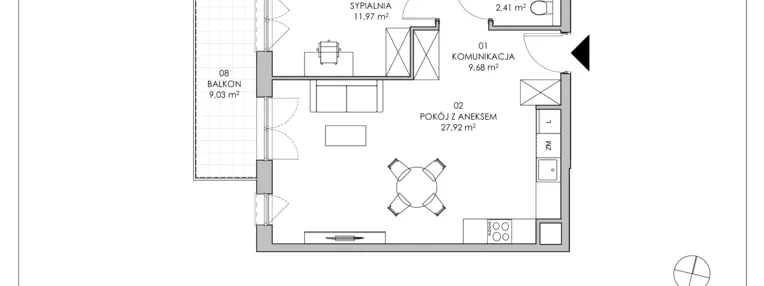Mieszkanie w inwestycji: Skwer Harmonia II