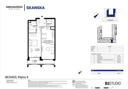Mieszkanie w inwestycji: Awangarda Mogilska