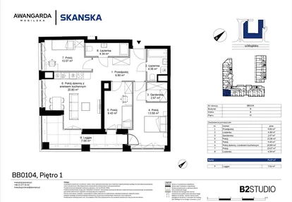 Mieszkanie w inwestycji: Awangarda Mogilska