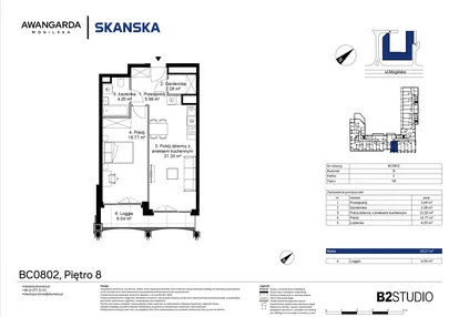 Mieszkanie w inwestycji: Awangarda Mogilska