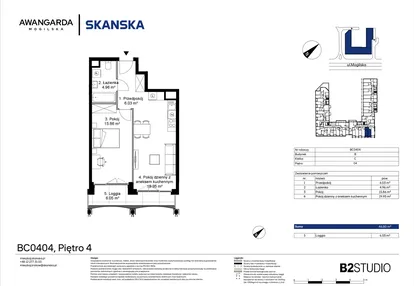 Mieszkanie w inwestycji: Awangarda Mogilska