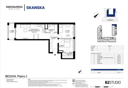 Mieszkanie w inwestycji: Awangarda Mogilska