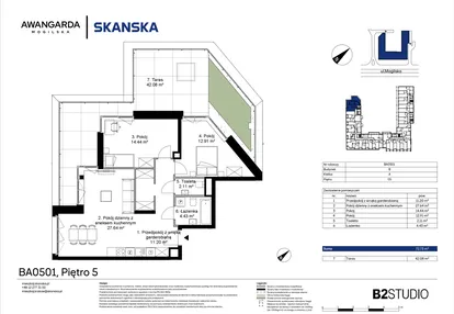 Mieszkanie w inwestycji: Awangarda Mogilska