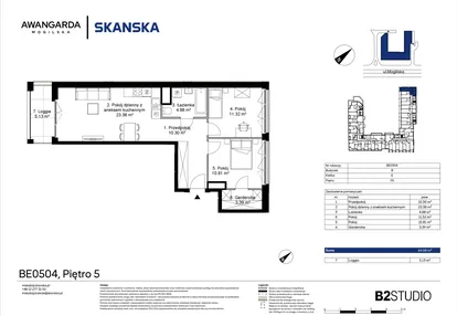 Mieszkanie w inwestycji: Awangarda Mogilska