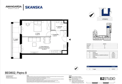 Mieszkanie w inwestycji: Awangarda Mogilska