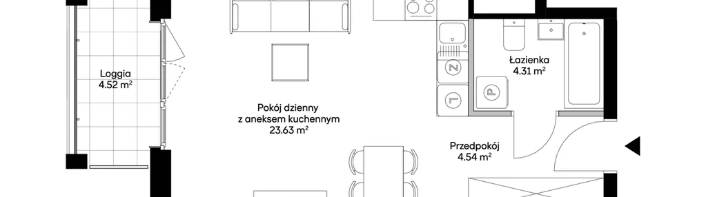 Mieszkanie w inwestycji: Awangarda Mogilska