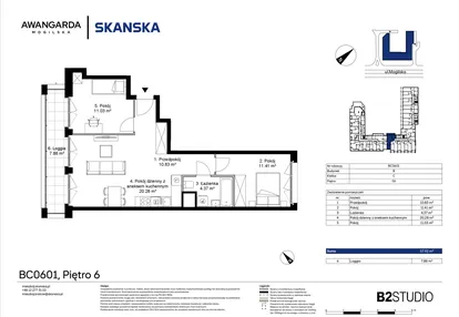 Mieszkanie w inwestycji: Awangarda Mogilska
