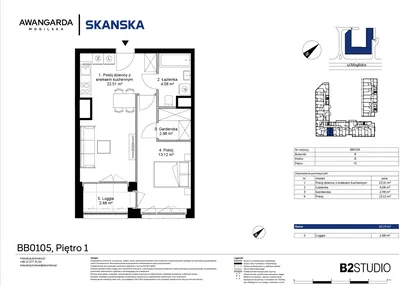 Mieszkanie w inwestycji: Awangarda Mogilska