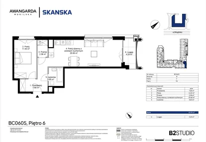 Mieszkanie w inwestycji: Awangarda Mogilska