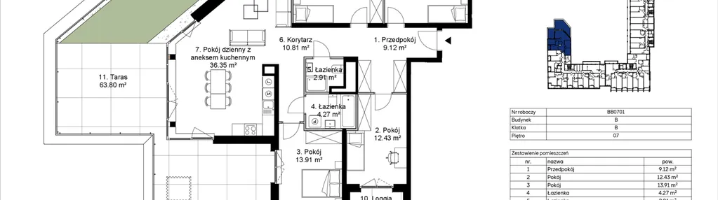 Mieszkanie w inwestycji: Awangarda Mogilska