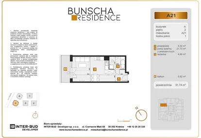 Mieszkanie w inwestycji: Bunscha Residence