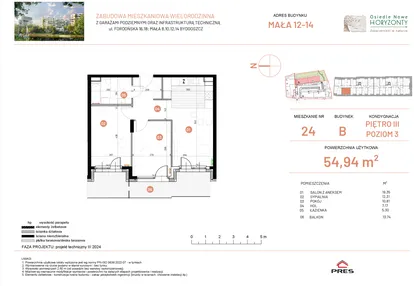 Mieszkanie w inwestycji: Osiedle Nowe Horyzonty etap III
