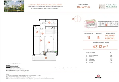 Mieszkanie w inwestycji: Osiedle Nowe Horyzonty etap III