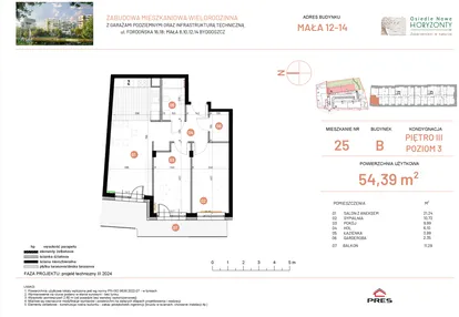 Mieszkanie w inwestycji: Osiedle Nowe Horyzonty etap III