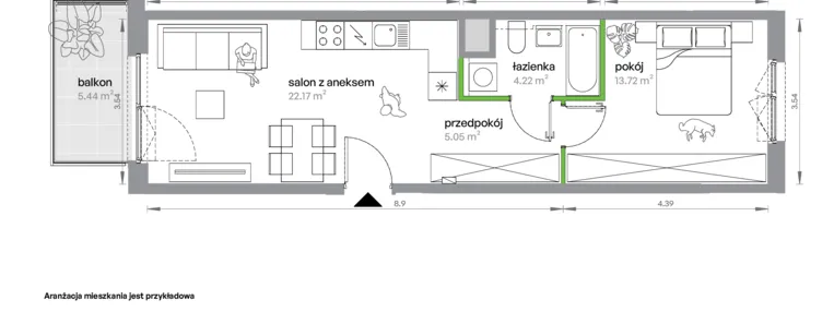Mieszkanie w inwestycji: M Bemowo