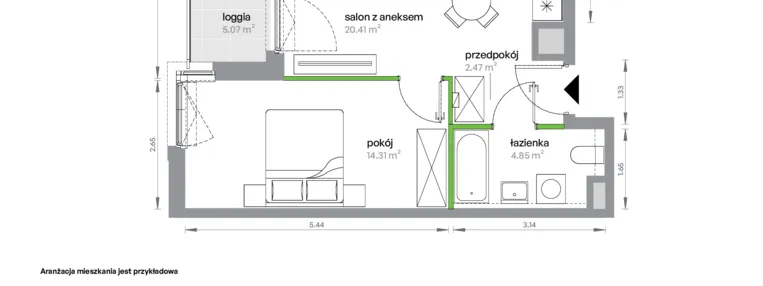 Mieszkanie w inwestycji: M Bemowo