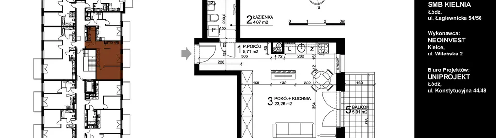 Mieszkanie w inwestycji: Sczanieckiej 8