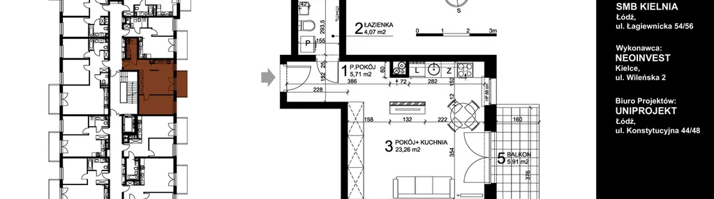 Mieszkanie w inwestycji: Sczanieckiej 8