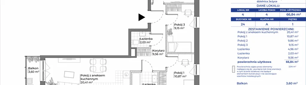 Mieszkanie w inwestycji: Ogrody Nałkowskiej