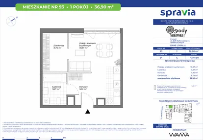 Mieszkanie w inwestycji: Ogrody Nałkowskiej