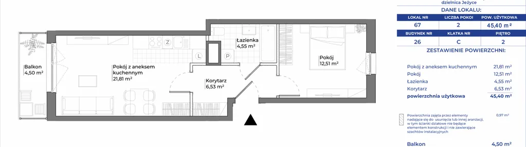 Mieszkanie w inwestycji: Ogrody Nałkowskiej